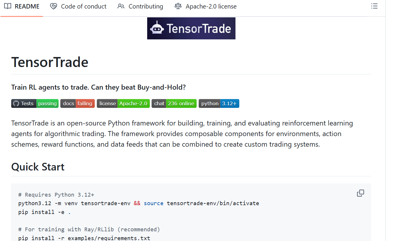 Tensor Trade