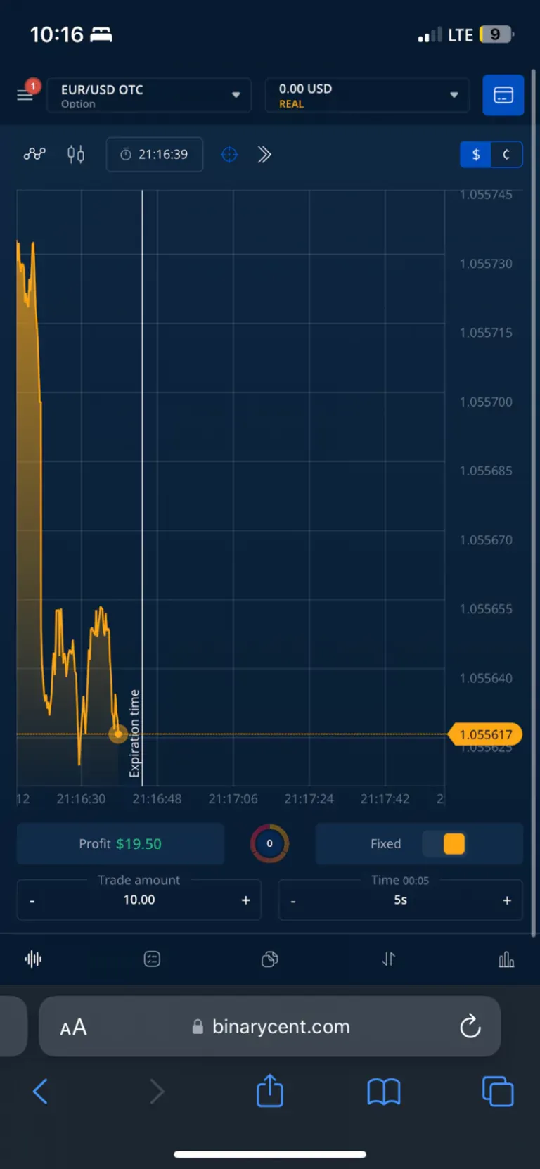 BinaryCent in Italy Mobile App 