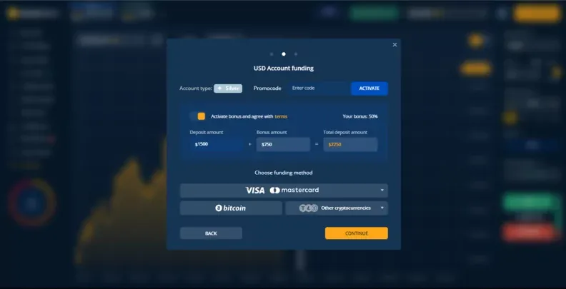 BinaryCent in Italy Trading features 