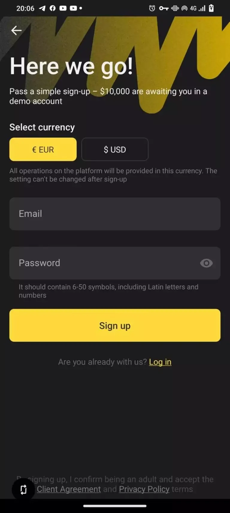 Binomo in France Mobile App Binomo in France Mobile App