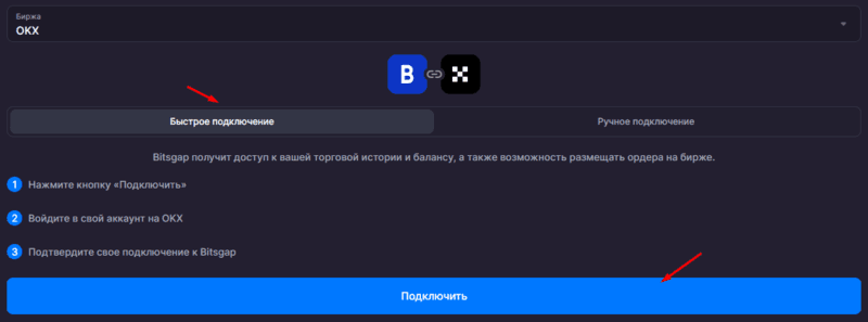 Настройка аккаунта Bitsgap Настройка аккаунта Bitsgap