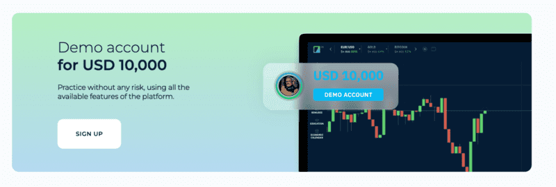 Demo account as one of the credible features Demo account as one of the credible features