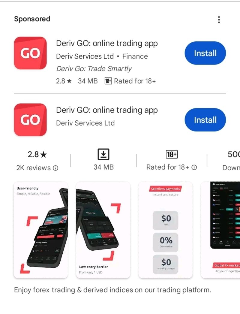 Deriv Mobile Trading Platform Deriv Mobile Trading Platform