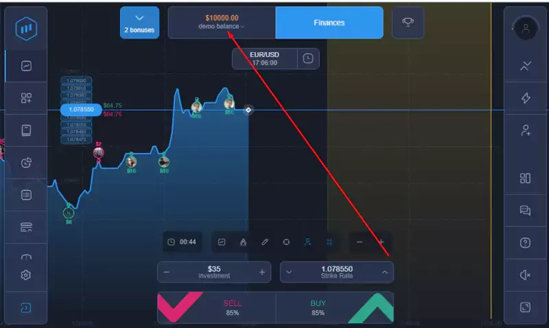 Expert Option demo balance Expert Option demo balance