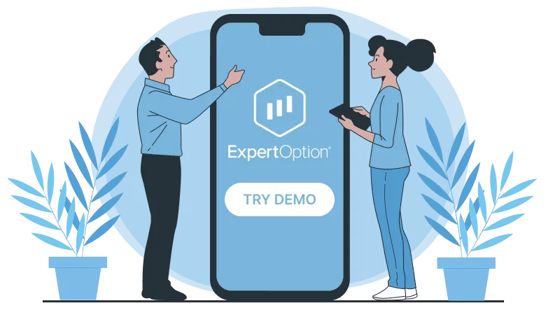 Expert Option illustration Expert Option illustration