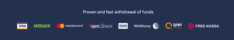 Fast and Credible withdrawals: Binarium