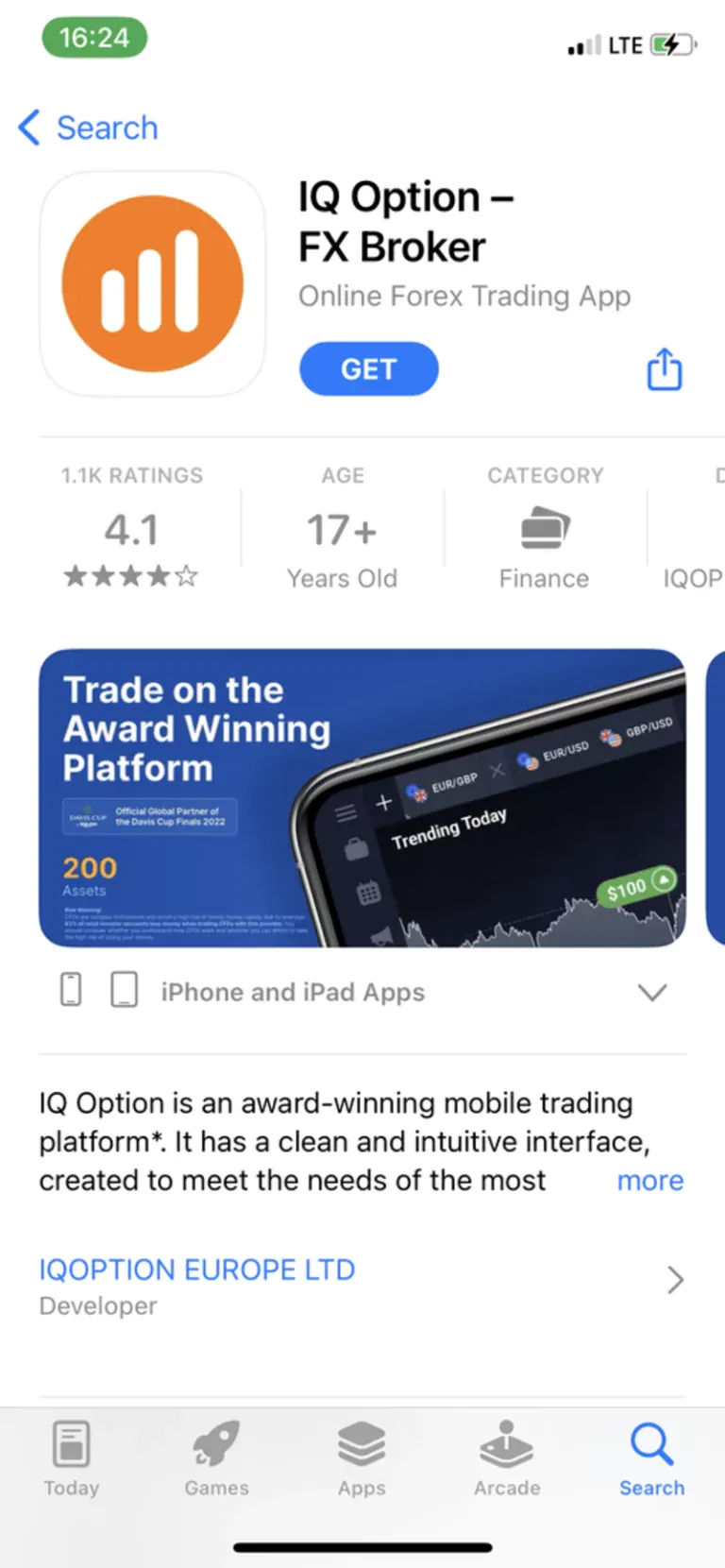 IQ Option in Argentina Mobile App IQ Option in Argentina Mobile App