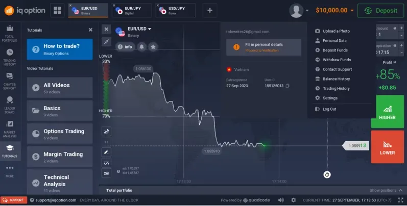 IQ option in Vietnam Sign-up IQ option in Vietnam Sign-up