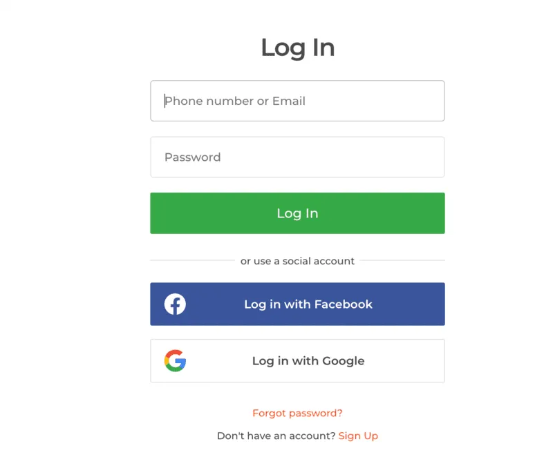 Log in and start accessing the trading tools Log in and start accessing the trading tools