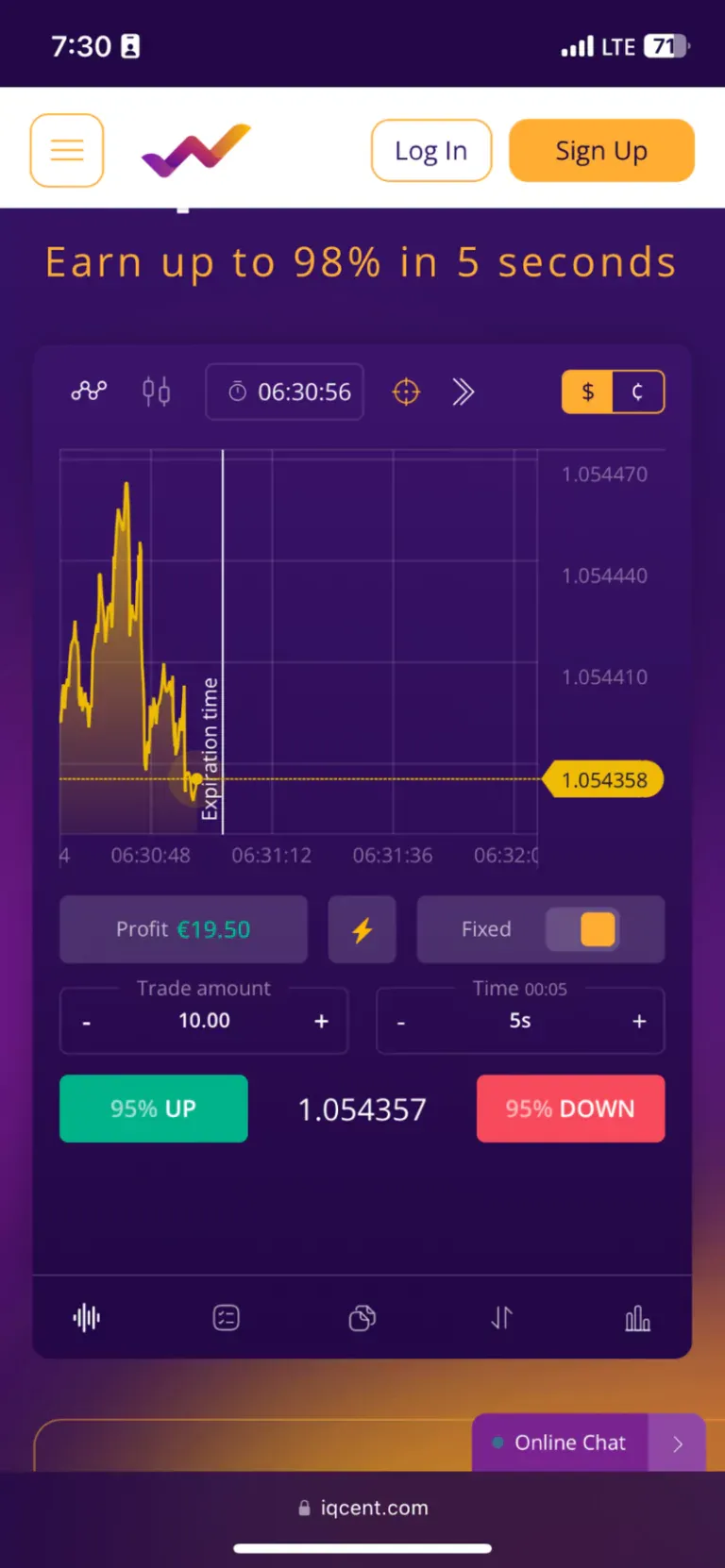 IQCent in Italy Mobile App