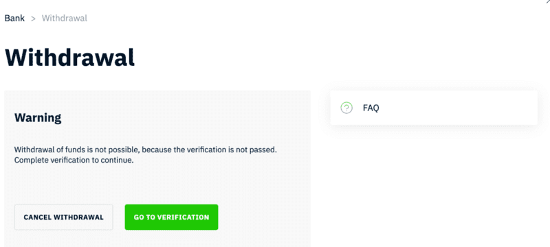 Most important step associated with account verification