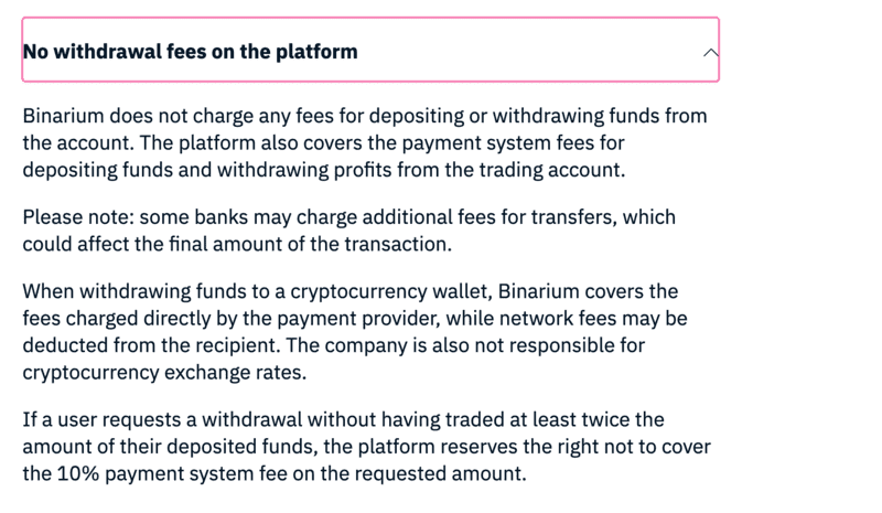 No fees are charged by Binance on withdrawals