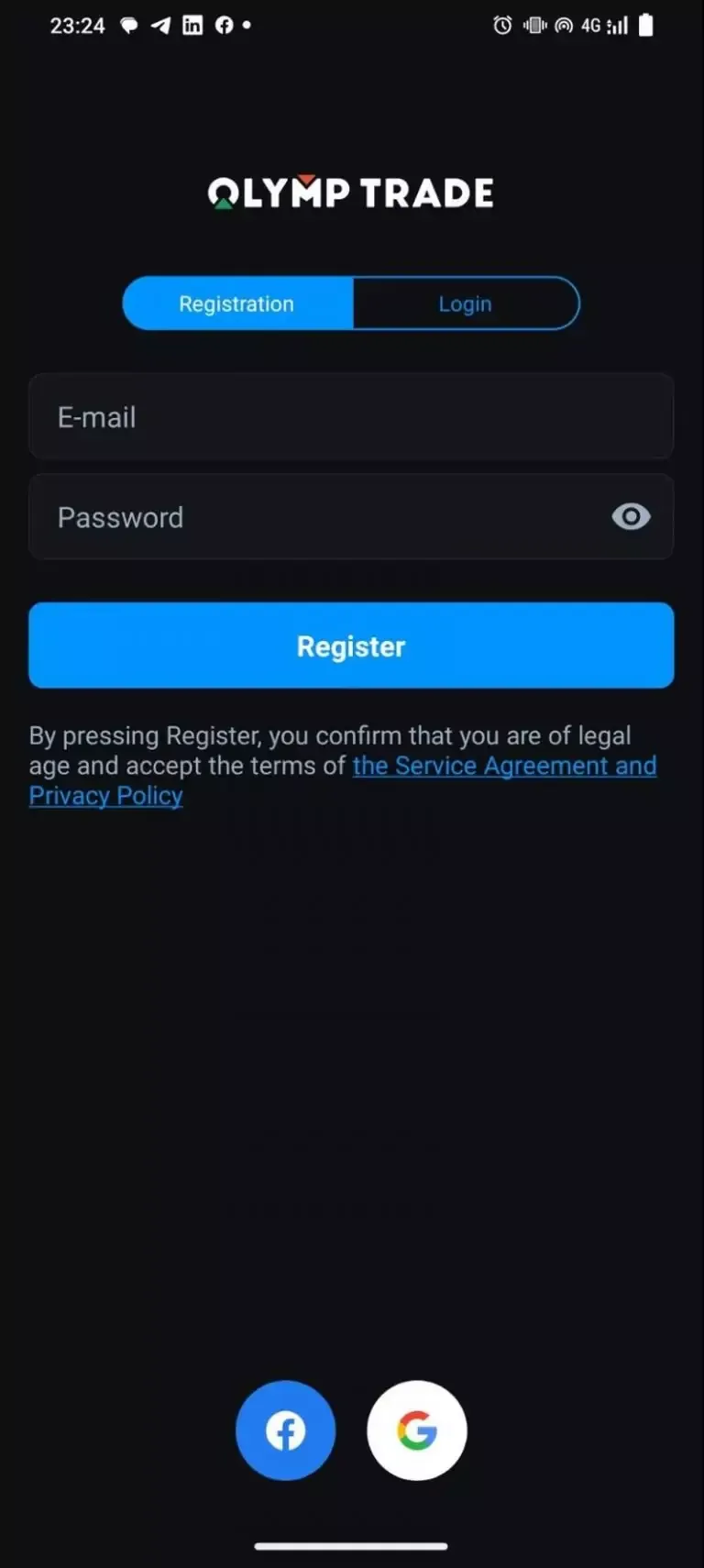 Olymp Trade Процесс регистрации и верификации Olymp Trade Процесс регистрации и верификации