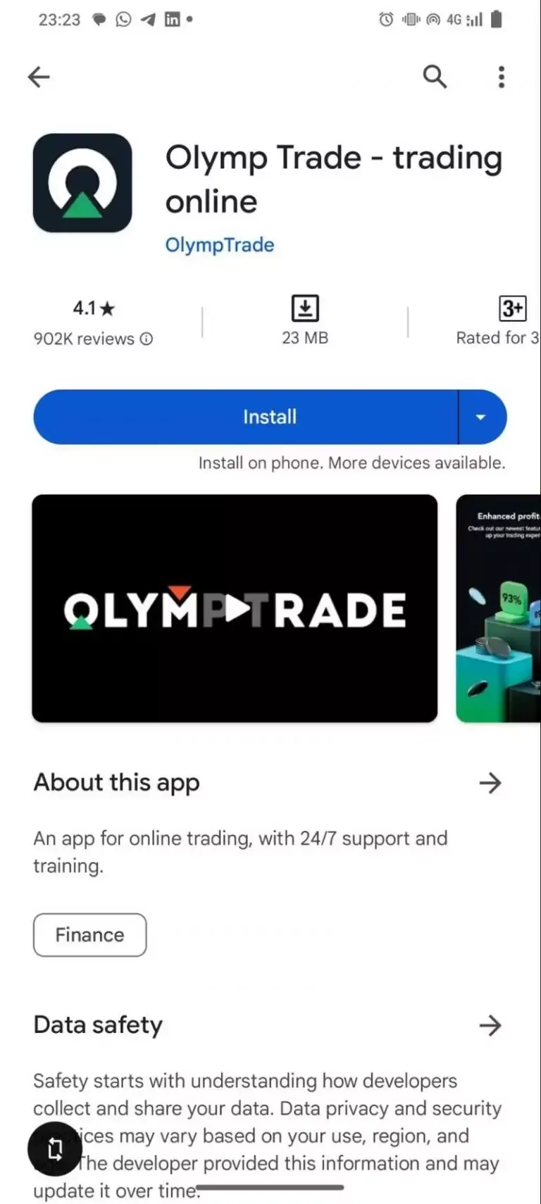 Olymp Trade Sign-up and Verification Process