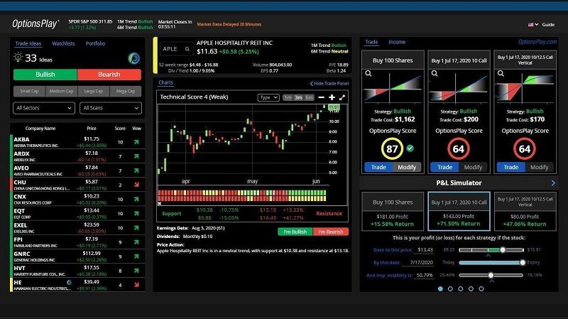 The eOption web portal