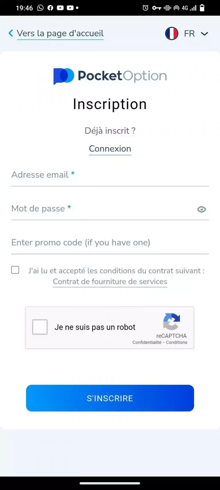 Pocket Option in France Sign-up and Verification Process Pocket Option in France Sign-up and Verification Process