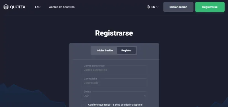 Quotex in Argentina Sign-up Quotex in Argentina Sign-up