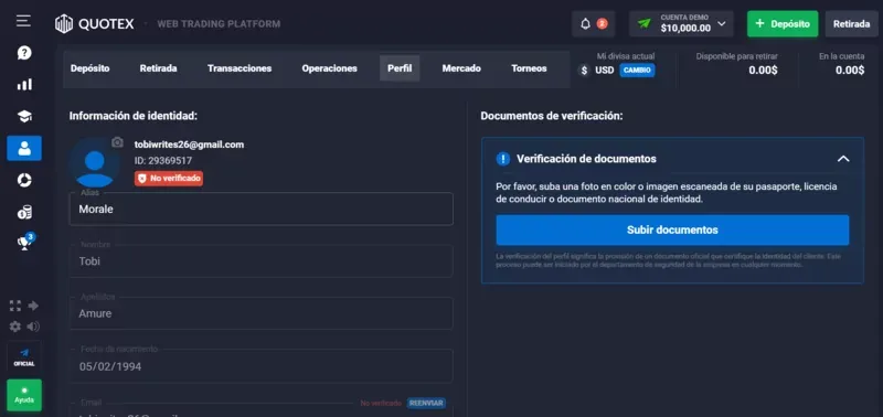 Quotex in Argentina Sign-up and Verification Process Quotex in Argentina Sign-up and Verification Process