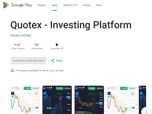 Quotex in New Zealand Mobile Application Quotex in New Zealand Mobile Application