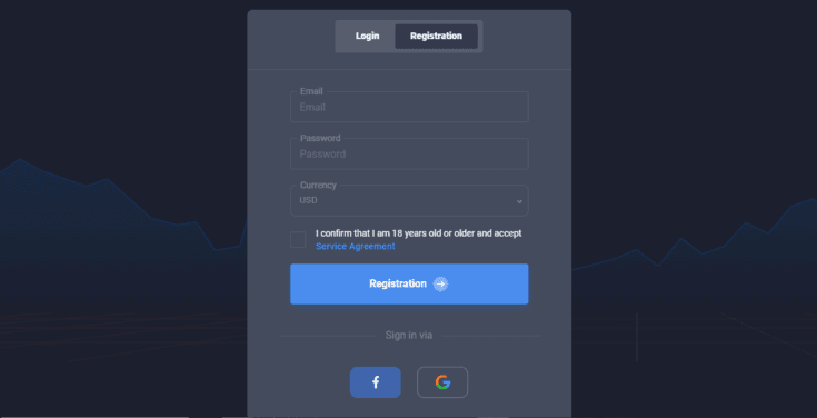 Зарегистрироваться на сайте Quotex 