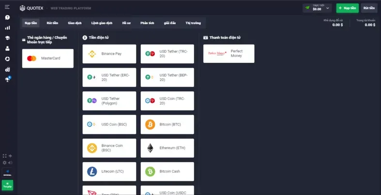 Quotex in Vietnam Trading Features Quotex in Vietnam Trading Features