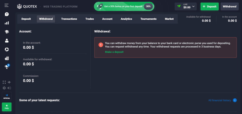 Quotex Вывод средств Quotex Вывод средств