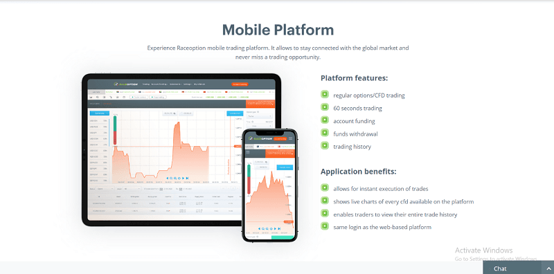 Raceoption доступен как на Android, так и на iOS Raceoption доступен как на Android, так и на iOS