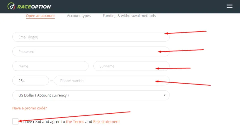 Enter your registration details