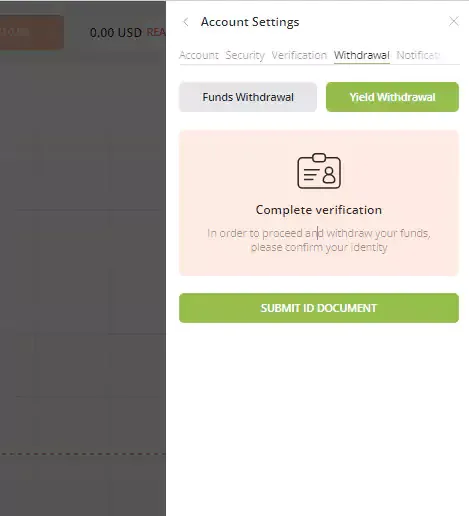 ID card or proof of address for KYC requirements ID card or proof of address for KYC requirements