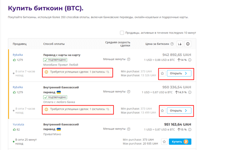 Можливі обмеження у заявках